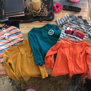 Boy long sleeve shirts